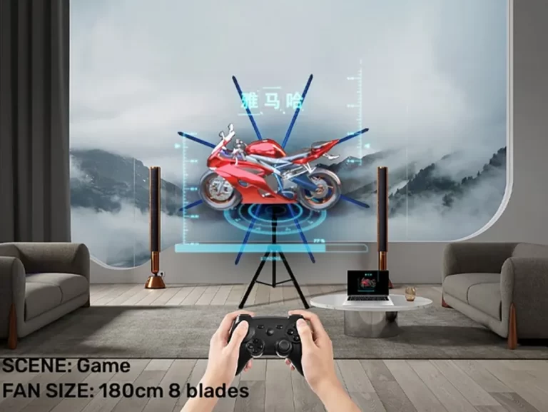 3D HDMI Holographic Fan Hologram Display 150cm 180cm 13