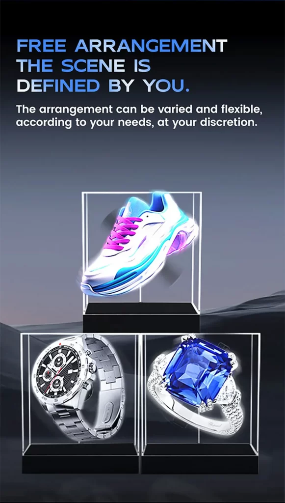 Holographic Fan Hologram Display 20cm 26